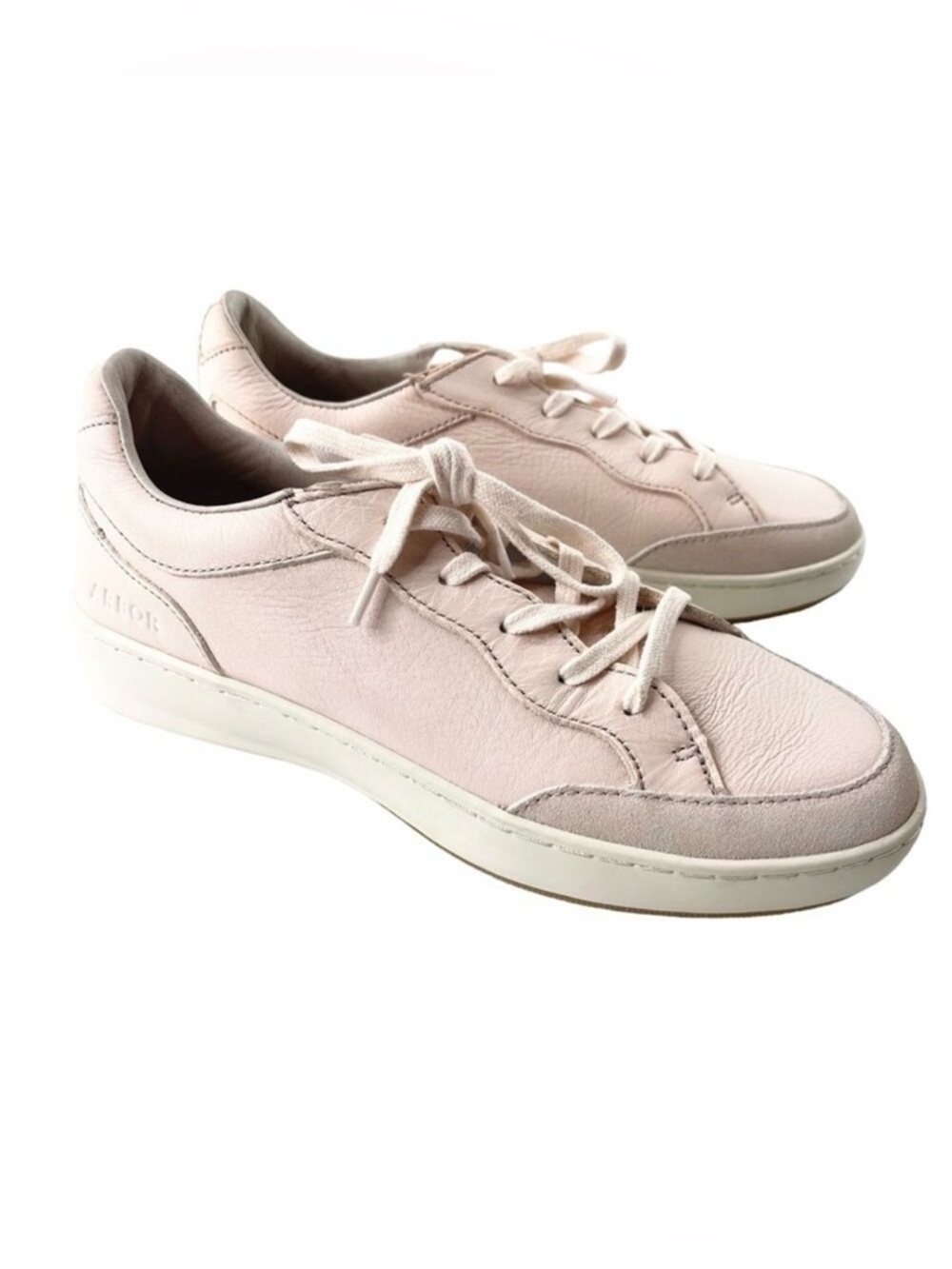 Arbor pale pink ethos leather sneakers womens 8 humane, recycled, eco friendly